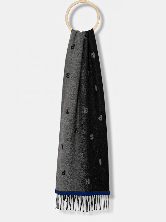 Obrázek produktu Paul Smith Vlněná šála Paul Smith černá