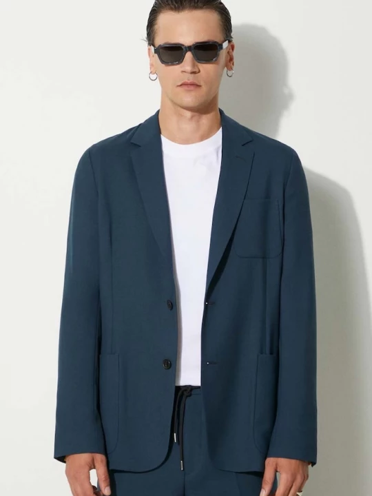 Obrázek produktu Paul Smith Vlněné sako Paul Smith námořnická modř