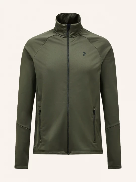 Obrázek produktu Peak Performance Bunda Midlayer – Rider Essentials Zip khaki