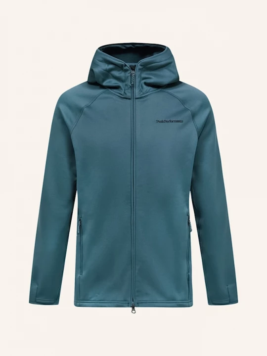 Obrázek produktu Peak Performance Bunda Midlayer Zip Hood černošedá