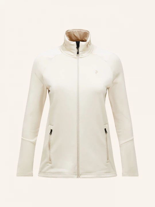 Obrázek produktu Peak Performance Fleecová Mikina Rider Essentials Zip krémová