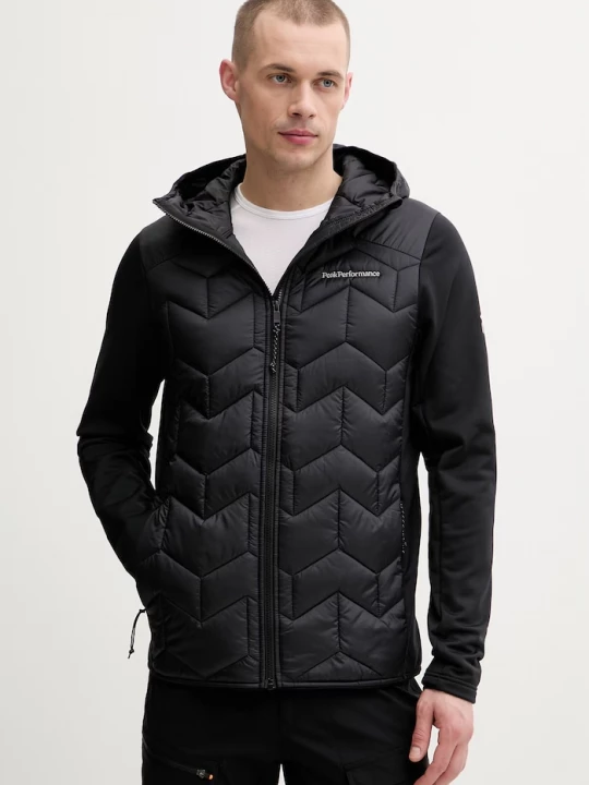 Obrázek produktu Peak Performance treková bunda pánská Elevate Liner Hybrid černá