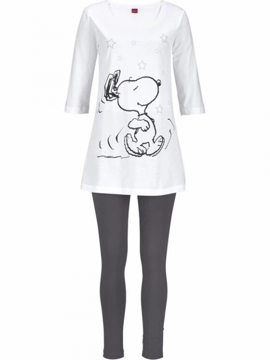 Obrázek produktu PEANUTS Pyžamo  šedá / bílá