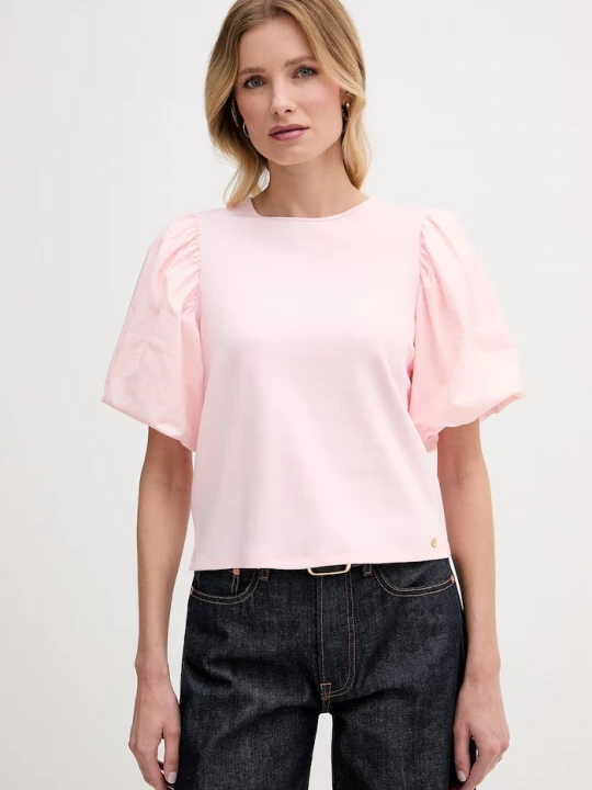 Obrázek produktu Pedro del Hierro halenka dámská s bavlnou růžová