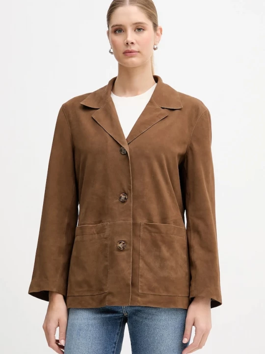 Obrázek produktu Pedro del Hierro Semišové sako Pedro del Hierro hnědá