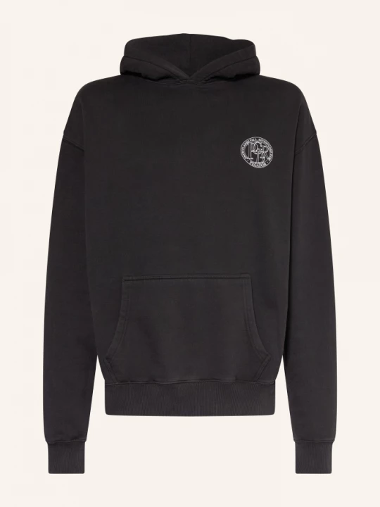 Obrázek produktu Pegador Oversized Mikina S Kapucí Haarlem černá / šedá / bílá