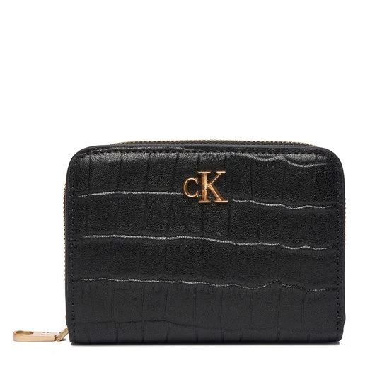 Obrázek produktu Peněženka Calvin Klein Ck Croc Medium Flap Zip Around LV04F1095G Černá
