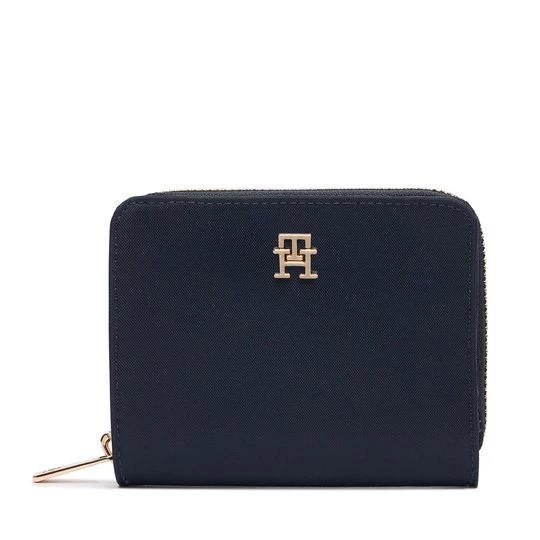 Obrázek produktu Peněženka Tommy Hilfiger Th Icon Med Za W / Flap Nylon AW0AW18991 Tmavomodrá