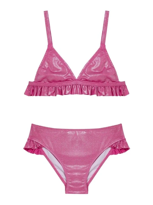 Obrázek produktu Penti Bikiny 'PENTI Mädchen Shiny Triangel-Bikini-Set' pink