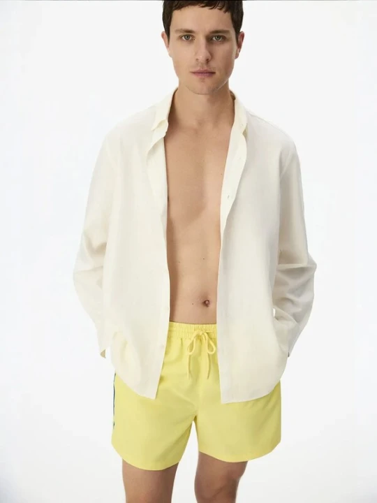Obrázek produktu Penti Plavecké šortky 'PENTI Herren Badeshorts Opposite Line' citronově žlutá