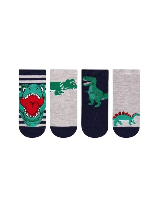 Obrázek produktu Penti Ponožky 'PENTI Dino Bite 4er-Pack Knöchelsocken' mix barev