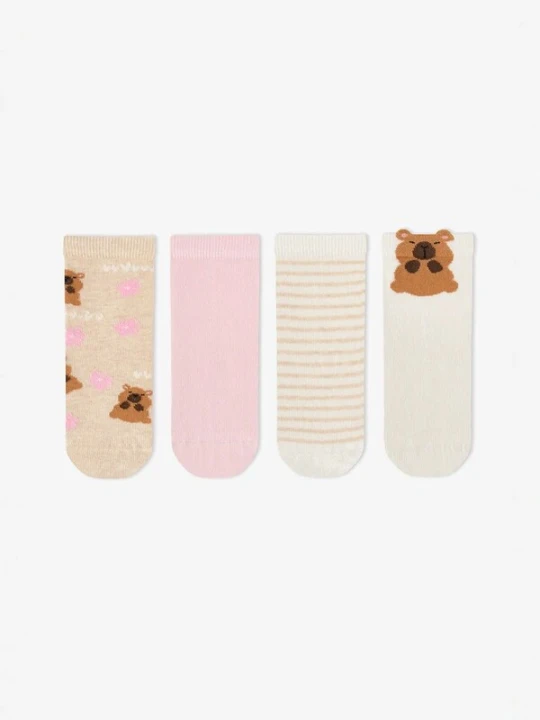 Obrázek produktu Penti Ponožky 'PENTI Mädchen Capy Neutrals Baumwoll 2er-Pack Socken' mix barev