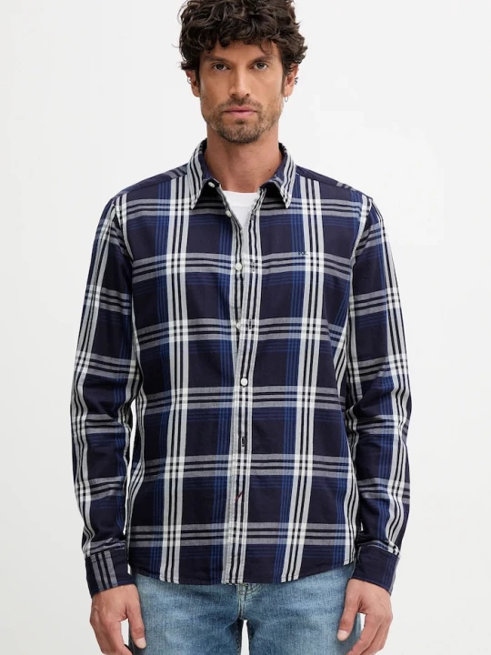 Obrázek produktu Pepe Jeans Bavlněná košile Pepe Jeans námořnická modř
