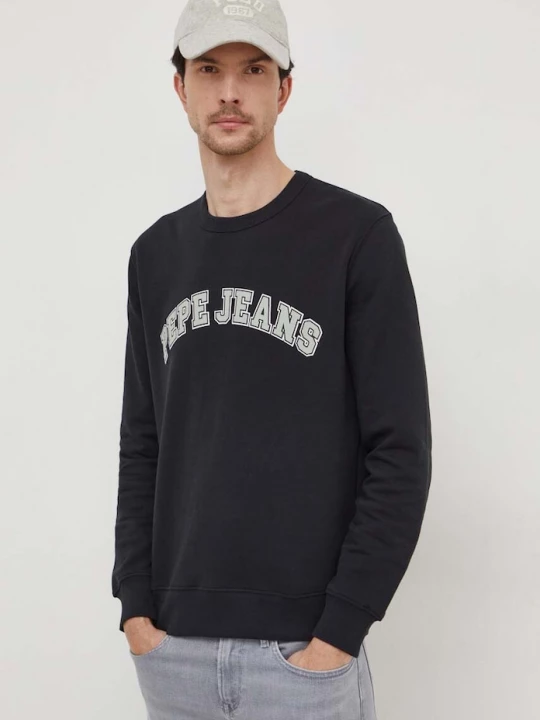 Obrázek produktu Pepe Jeans Bavlněná mikina Pepe Jeans Raven černá