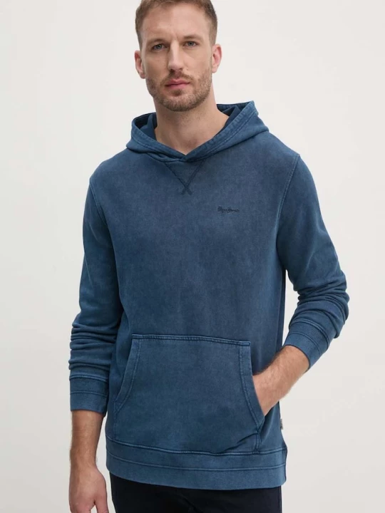 Obrázek produktu Pepe Jeans Bavlněná mikina Pepe Jeans SILVERTON HOODIE námořnická modř