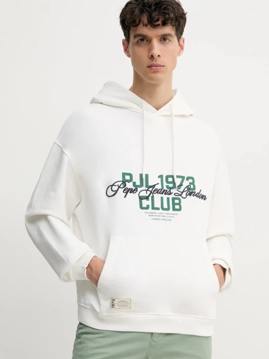 Obrázek produktu Pepe Jeans Bavlněná mikina Pepe Jeans TALBOT HOODIE bílá