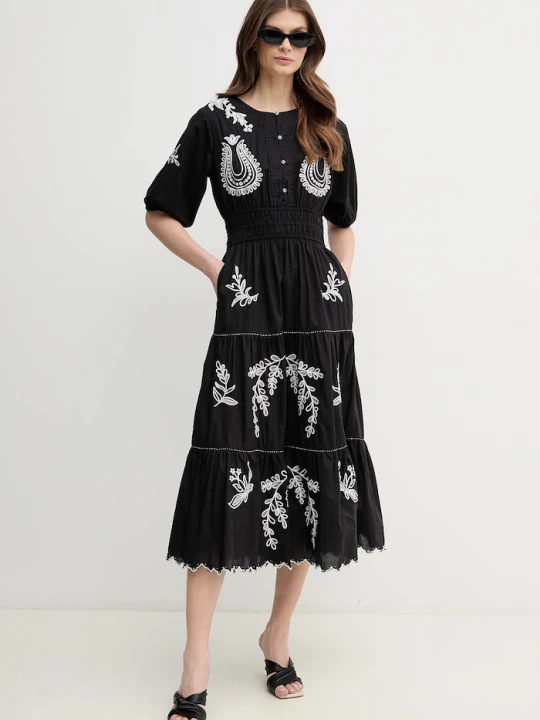 Obrázek produktu Pepe Jeans Bavlněné šaty Pepe Jeans DESTINY DRESS černá