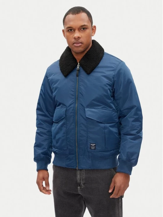 Obrázek produktu Pepe Jeans Bunda bomber Melvin PM403060 Modrá Regular Fit