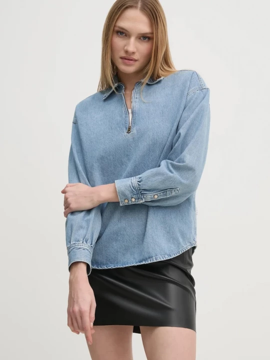 Obrázek produktu Pepe Jeans Džínová blůza Pepe Jeans NOVA modrá