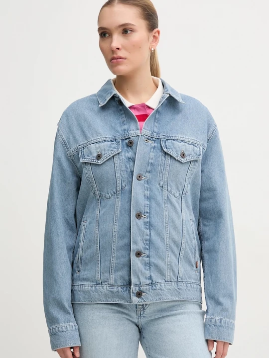 Obrázek produktu Pepe Jeans Džínová bunda Pepe Jeans BOYFRIEND JACKET modrá