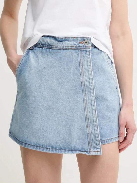 Obrázek produktu Pepe Jeans Džínová kalhotová sukně REGULAR SKORT HW modrá