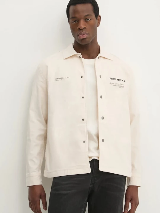 Obrázek produktu Pepe Jeans Džínová košile Pepe Jeans SAM béžová