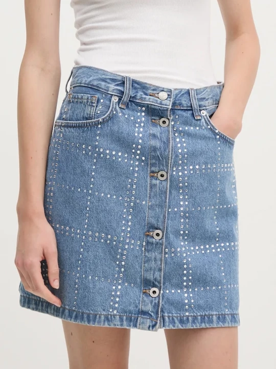 Obrázek produktu Pepe Jeans Džínová sukně Pepe Jeans MINI SKIRT HW GLITTER modrá