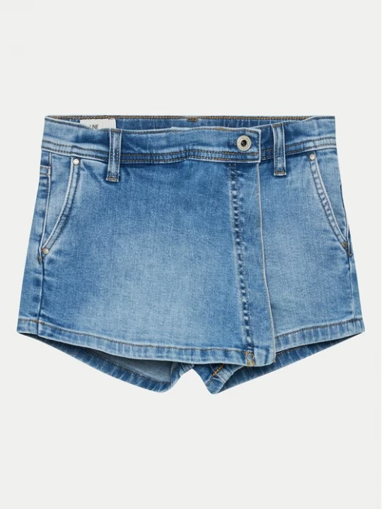 Obrázek produktu Pepe Jeans Džínové šortky A-Line Skort Hw Jr PG800862 Modrá Regular Fit