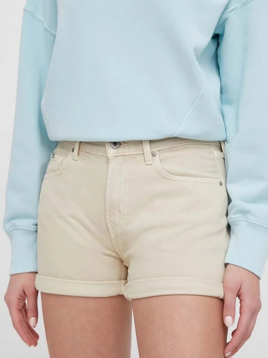 Obrázek produktu Pepe Jeans Džínové šortky STRAIGHT SHORT HW béžová