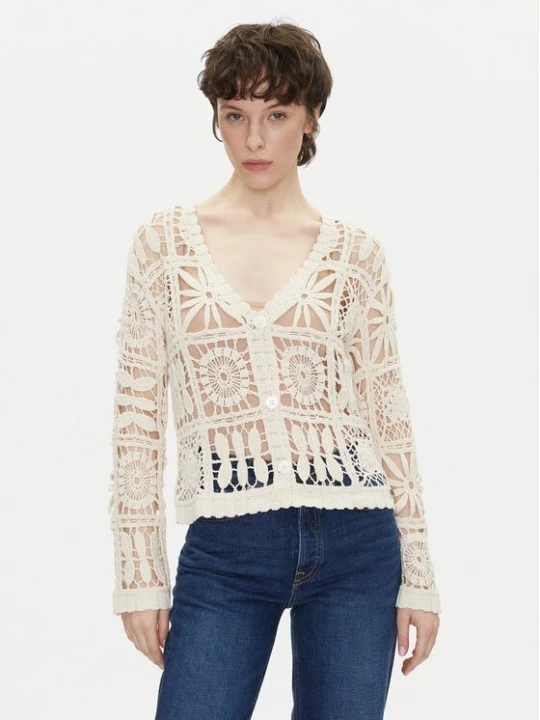 Obrázek produktu Pepe Jeans Kardigan Olympia PL702273 Béžová Regular Fit