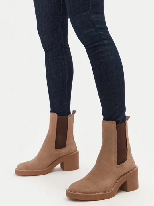 Obrázek produktu Pepe Jeans Kotníková obuv s elastickým prvkem PLS50522 Hnědá