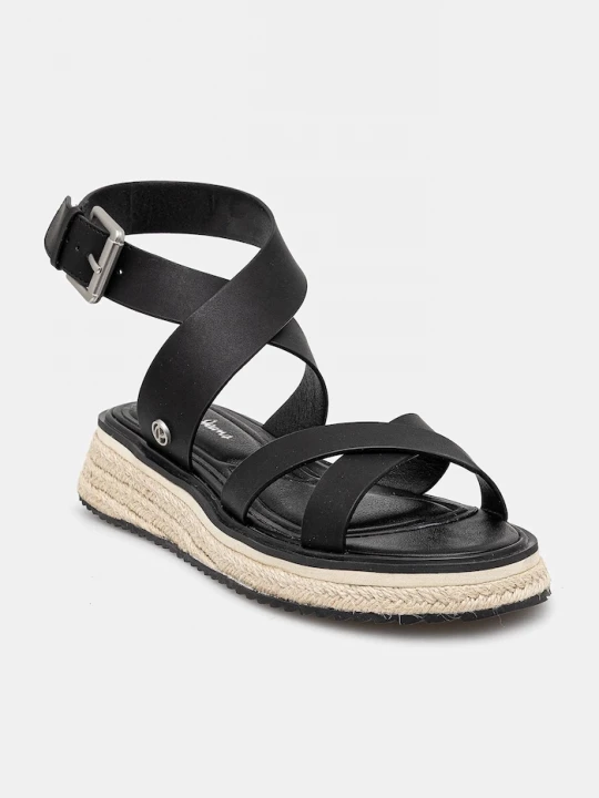 Obrázek produktu Pepe Jeans Kožené sandály Pepe Jeans KATE NATURE černá