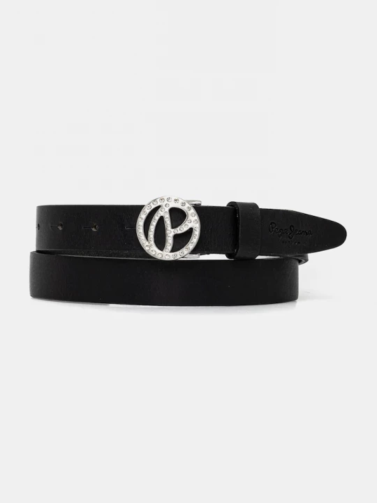 Obrázek produktu Pepe Jeans Kožený pásek Pepe Jeans ATHEMOND BELT černá