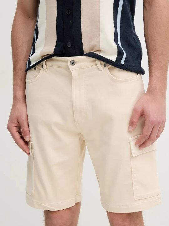 Obrázek produktu Pepe Jeans Kraťasy Pepe Jeans GYMDIGO FIVE POCKETS CARGO SHORT béžová