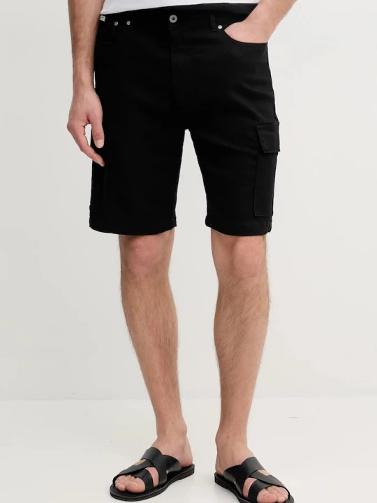 Obrázek produktu Pepe Jeans Kraťasy Pepe Jeans GYMDIGO FIVE POCKETS CARGO SHORT černá