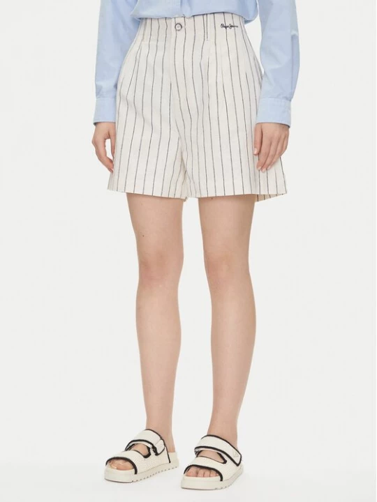 Obrázek produktu Pepe Jeans Šortky z materiálu Henar PL801163 Béžová Loose Fit
