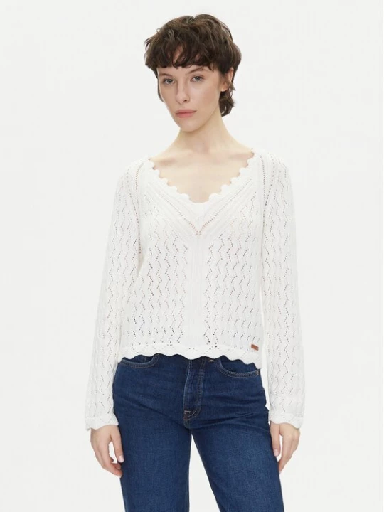 Obrázek produktu Pepe Jeans Svetr Olya PL702288 Écru Regular Fit Krémová