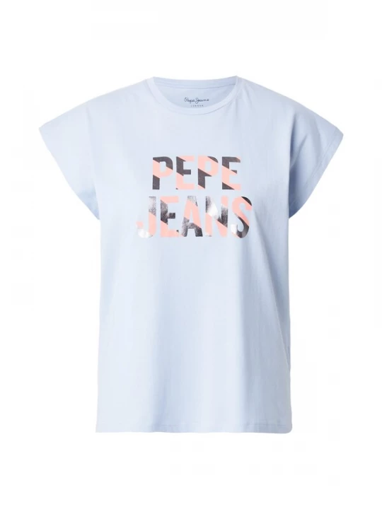 Obrázek produktu Pepe Jeans Tričko 'CATALINA' světlemodrá / oranžová / černá