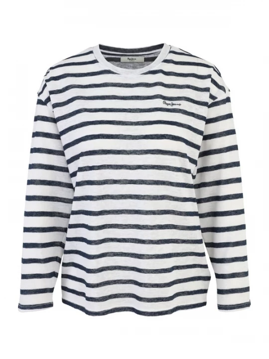 Obrázek produktu Pepe Jeans Tričko 'Marlen' tmavě modrá / přírodní bílá