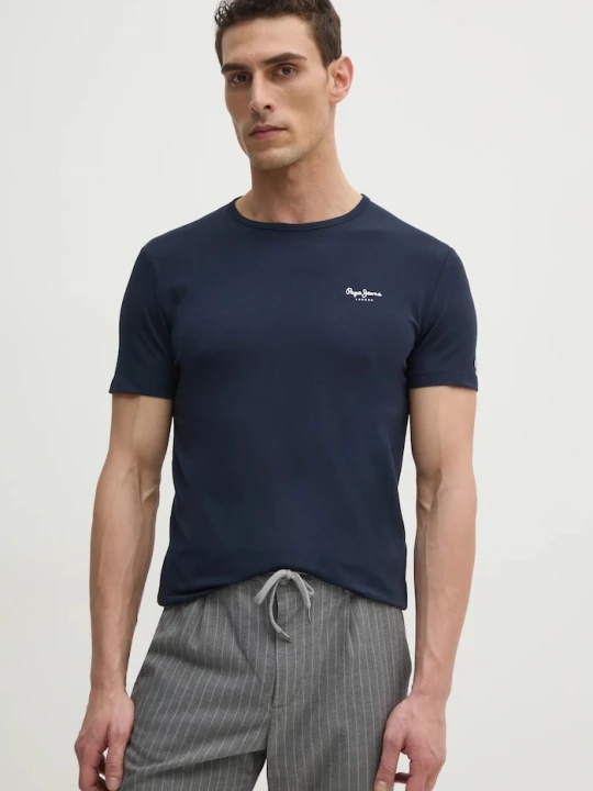 Obrázek produktu Pepe Jeans Tričko Pepe Jeans ORIGINAL BASIC 3N námořnická modř