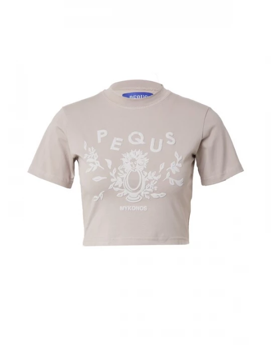 Obrázek produktu Pequs Tričko 'Mykonos' režná / offwhite