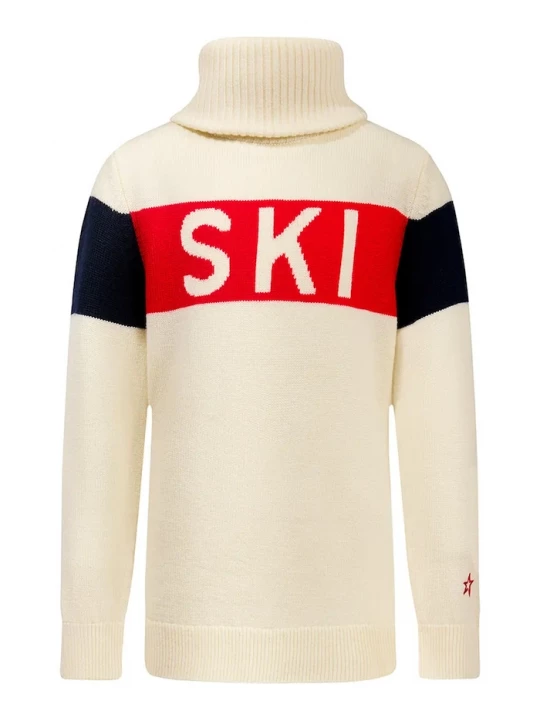 Obrázek produktu Perfect Moment Dětský vlněný svetr Perfect Moment ski turtle sweater ii béžová