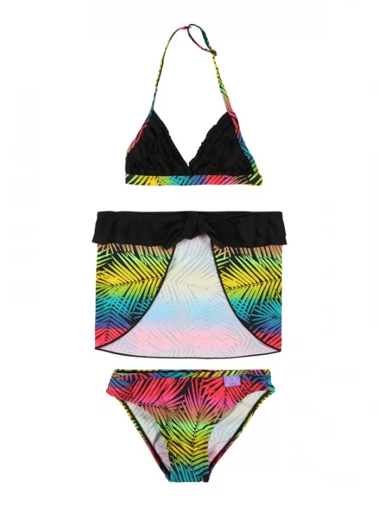 Obrázek produktu petit amour Bikiny světlemodrá / svítivě zelená / pink / černá