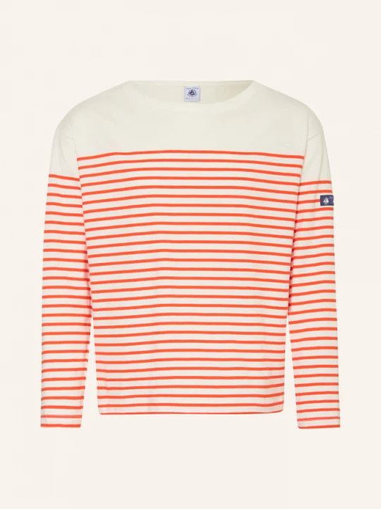 Obrázek produktu Petit Bateau Dlouhé Rukávy bílá / červená