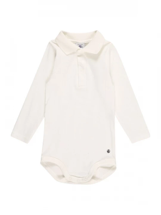 Obrázek produktu PETIT BATEAU Dupačky / body noční modrá / bílá