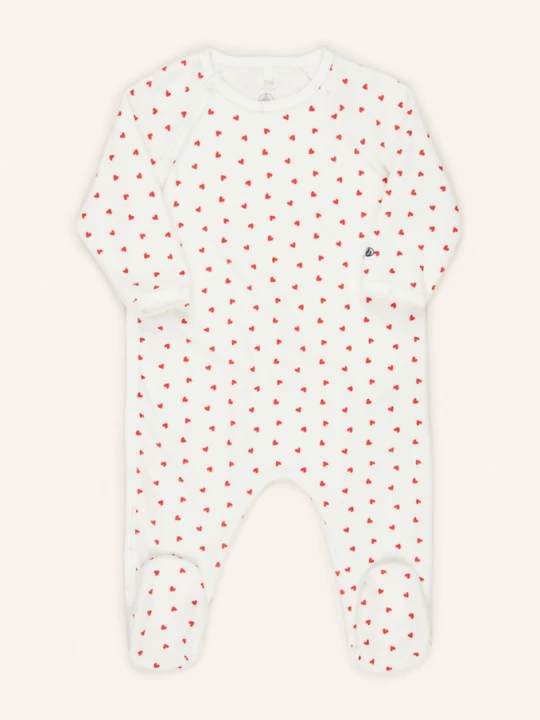 Obrázek produktu Petit Bateau Dupačky Z Materiálu Nicki režná / červená