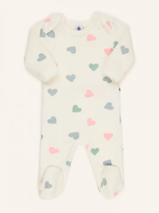 Obrázek produktu Petit Bateau Froté Dupačky krémová / růžová / zelená