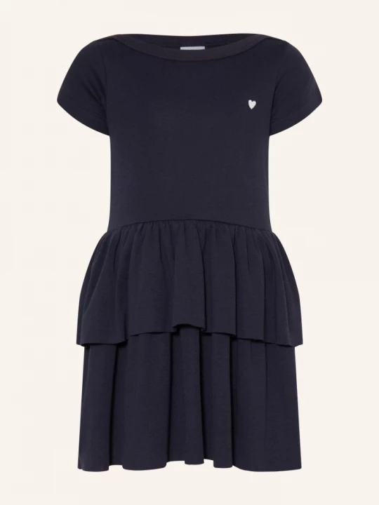 Obrázek produktu Petit Bateau Jerseyové Šaty S Volánky tmavě modrá