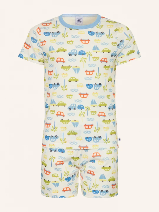 Obrázek produktu Petit Bateau Krátké Pyžamo režná / červená / modrá
