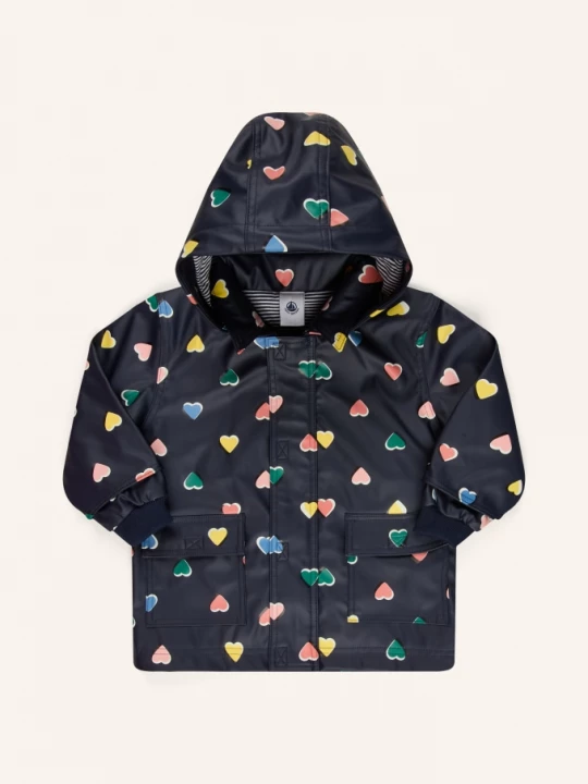 Obrázek produktu Petit Bateau Nepromokavá Bunda tmavě modrá / růžová / žlutá